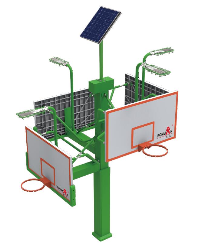 IRLQJ1502太阳能四位投篮篮球架